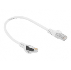 Patchcord LANBERG PCF6-10CC-0025-W Lanberg RJ45 cat.6 FTP 0.25m bialy