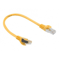 Patchcord LANBERG PCF6-10CC-0025-Y Lanberg RJ45 cat.6 FTP 0.25m pomara