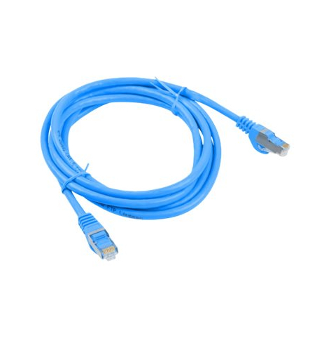 Patchcord LANBERG PCF6-10CC-0050-B Lanberg RJ45 cat.6 FTP 0.5m niebieski