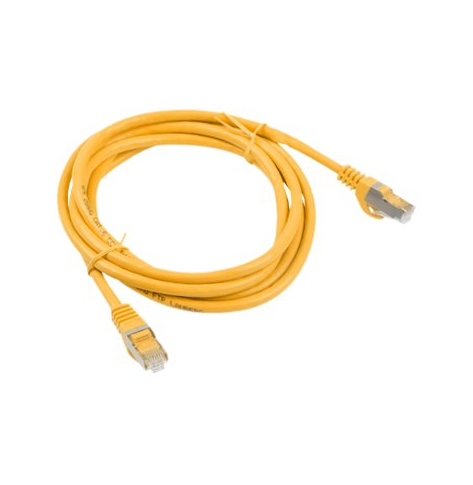 Patchcord LANBERG PCF6-10CC-0050-Y Lanberg RJ45 cat.6 FTP 0.5m pomara