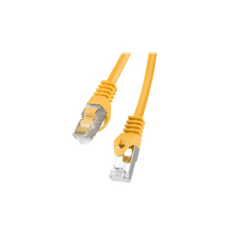 Patchcord LANBERG PCF6-10CC-0100-Y Lanberg RJ45 cat.6 FTP 1m pomara