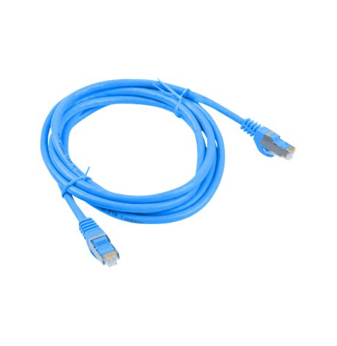 Patchcord LANBERG PCF6-10CC-0200-B Lanberg RJ45 cat.6 FTP 2m niebieski