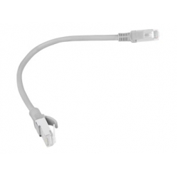 Patchcord LANBERG PCU5-10CC-0025-S Lanberg RJ45, kat. 5e, UTP, 0.25m, szary