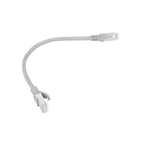 Patchcord LANBERG PCU5-10CC-0025-S Lanberg RJ45, kat. 5e, UTP, 0.25m, szary