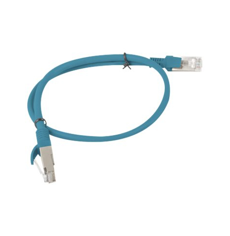 Patchcord LANBERG PCU5-10CC-0050-B Lanberg RJ45, kat. 5e, UTP, 0.5m, niebieski