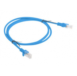 Patchcord LANBERG PCU5-10CC-0100-B Lanberg RJ45, kat. 5e, UTP, 1m, niebieski