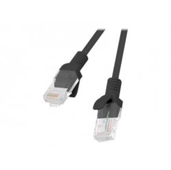 Patchcord LANBERG PCU5-10CC-0100-BK Lanberg RJ45 cat. 5e UTP 1m czarny