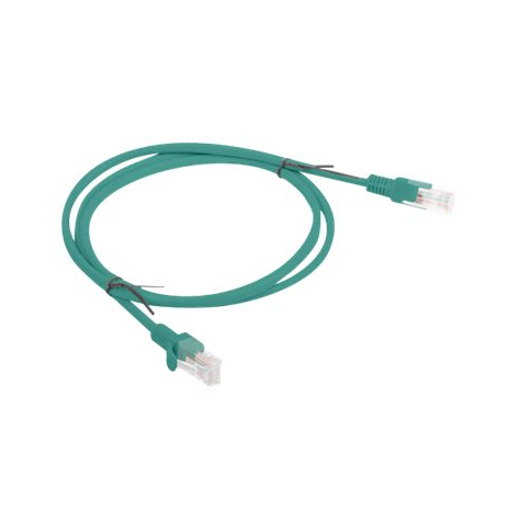 Patchcord LANBERG PCU5-10CC-0100-G Lanberg RJ45, kat. 5e, UTP, 1m, zielony