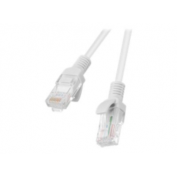 Patchcord LANBERG PCU5-10CC-0100-S Lanberg RJ45, kat. 5e, UTP, 1m, szary