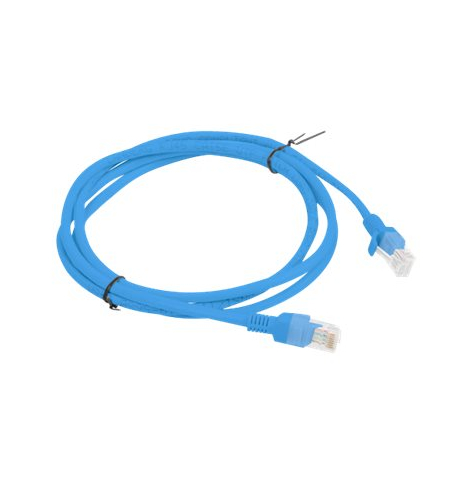 Patchcord LANBERG PCU5-10CC-0150-B Lanberg RJ45, kat. 5e, UTP, 1.5m, niebieski