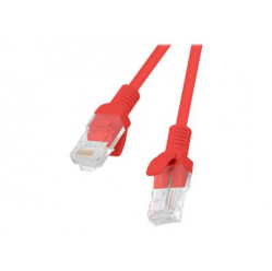 Patchcord LANBERG PCU5-10CC-0150-R Lanberg RJ45 kat. 5e UTP 1.5m czerwony