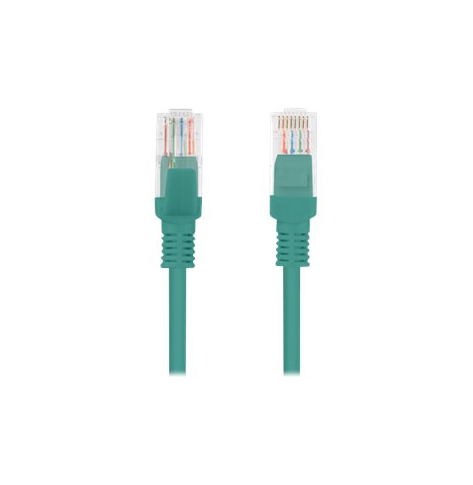 Patchcord LANBERG PCU5-10CC-0200-G Lanberg RJ45, kat. 5e, UTP, 2m, zielony