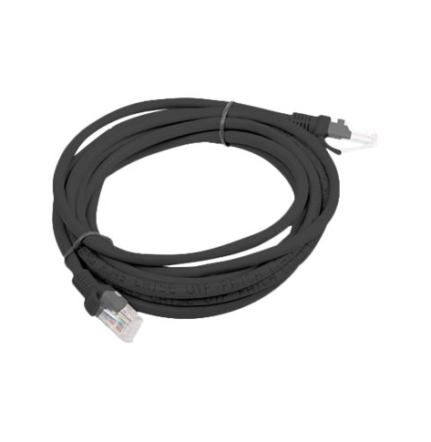 Patchcord LANBERG PCU5-10CC-0300-BK Lanberg RJ45 cat. 5e UTP 3m czarny