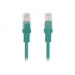 Patchcord LANBERG PCU5-10CC-0300-G Lanberg RJ45, kat. 5e, UTP, 3m, zielony