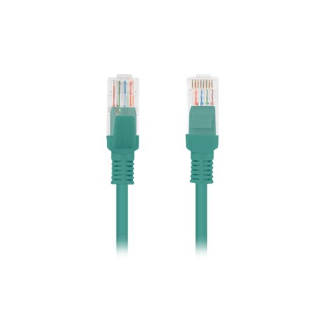 Patchcord LANBERG PCU5-10CC-0300-G Lanberg RJ45, kat. 5e, UTP, 3m, zielony