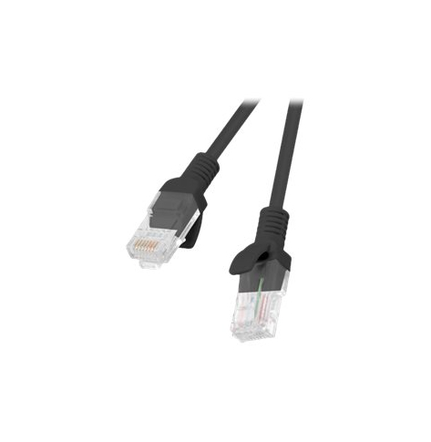Patchcord LANBERG PCU5-10CC-0500-BK Lanberg RJ45 cat. 5e UTP 5m czarny