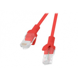 Patchcord LANBERG PCU5-10CC-0500-R Lanberg RJ45 kat. 5e UTP 5m czerwony