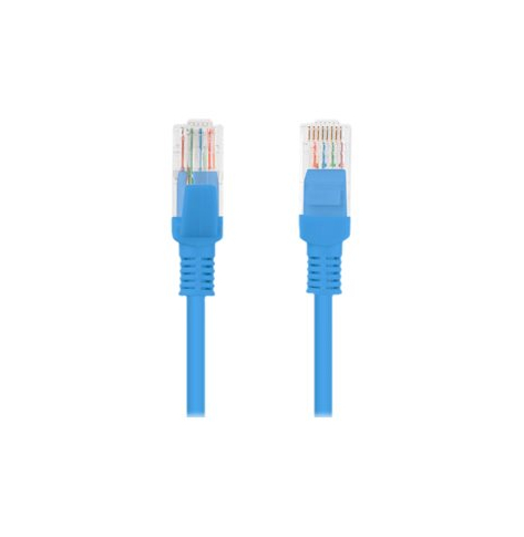 Patchcord LANBERG PCU5-10CC-1000-B Lanberg RJ45, kat. 5e, UTP, 10m, niebieski
