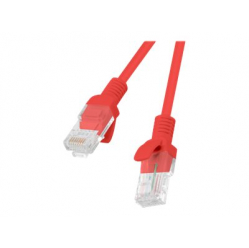 Patchcord LANBERG PCU5-10CC-1000-R Lanberg RJ45 kat. 5e UTP 10m czerwony