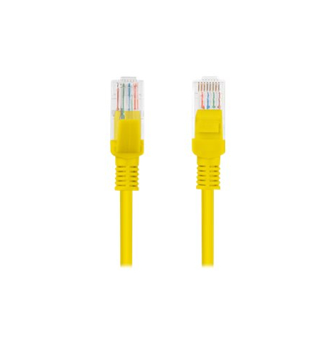 Patchcord LANBERG PCU5-10CC-1000-Y Lanberg RJ45, kat. 5e, UTP, 10m, z