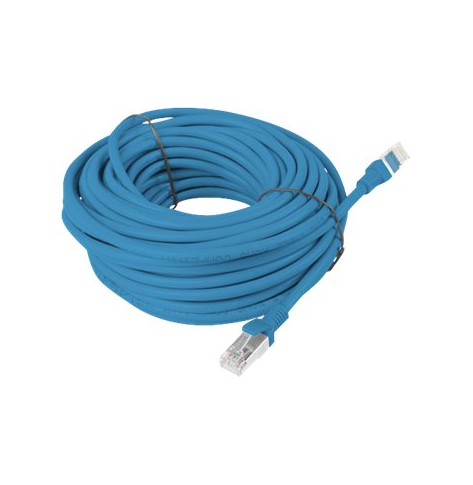 Patchcord LANBERG PCU5-10CC-1500-B Lanberg RJ45, kat. 5e, UTP, 15m, niebieski