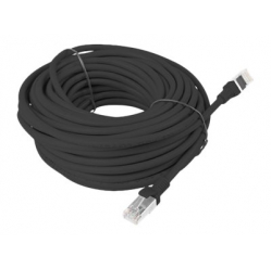 Patchcord LANBERG PCU5-10CC-1500-BK Lanberg RJ45 cat. 5e UTP 15m czarny