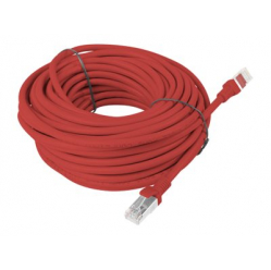 Patchcord LANBERG PCU5-10CC-1500-R Lanberg RJ45 kat. 5e UTP 15m czerwony