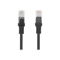 Patchcord LANBERG PCU5-10CC-2000-BK Lanberg RJ45 cat. 5e UTP 20m czarny