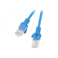 Patchcord LANBERG PCU5-20CC-0050-B Lanberg RJ45, kat. 5e, UTP, 0.5m, niebieski, op. zbiorcze 10 szt