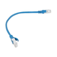 Patchcord LANBERG PCU6-10CC-0025-B Lanberg RJ45 kat. 6 UTP 0.25m niebieski