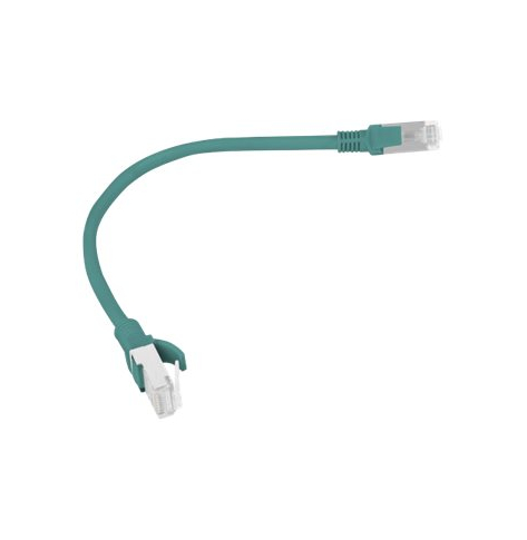 Patchcord LANBERG PCU6-10CC-0025-G Lanberg RJ45 kat. 6 UTP 0.25m zielony