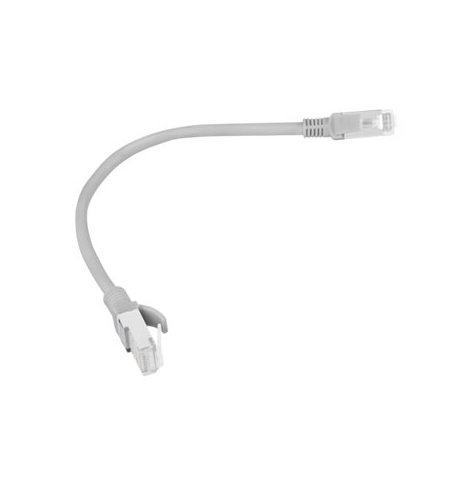 Patchcord LANBERG PCU6-10CC-0025-S Lanberg RJ45, kat. 6, UTP, 0.25m, szary