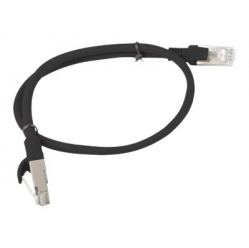 Patchcord LANBERG PCU6-10CC-0050-BK Lanberg RJ45 kat. 6 UTP 0.5m czarny