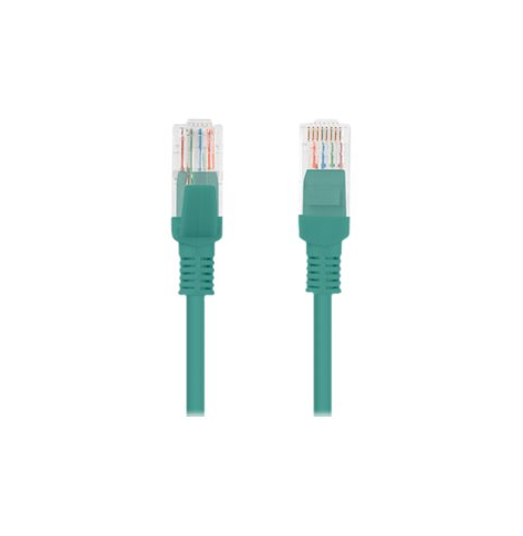 Patchcord LANBERG PCU6-10CC-0050-G Lanberg RJ45 kat. 6 UTP 0.5m zielony