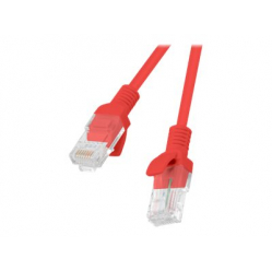 Patchcord LANBERG PCU6-10CC-0050-R Lanberg RJ45 kat. 6 UTP 0.5m czerwony