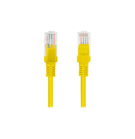 Patchcord LANBERG PCU6-10CC-0050-Y Lanberg RJ45 kat. 6 UTP 0.5m z