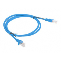 Patchcord LANBERG PCU6-10CC-0100-B Lanberg RJ45 kat. 6 UTP 1m niebieski
