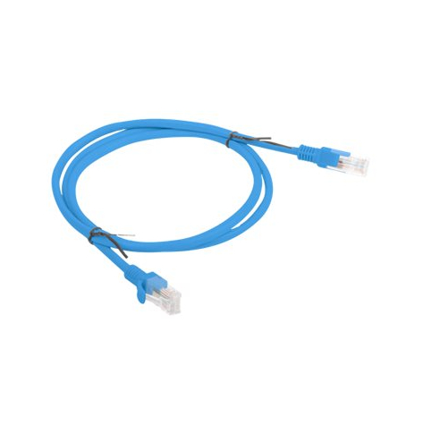Patchcord LANBERG PCU6-10CC-0100-B Lanberg RJ45 kat. 6 UTP 1m niebieski