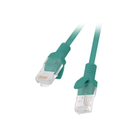 Patchcord LANBERG PCU6-10CC-0100-G Lanberg RJ45 kat. 6 UTP 1m zielony