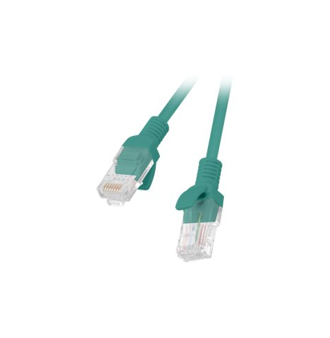 Patchcord LANBERG PCU6-10CC-0100-G Lanberg RJ45 kat. 6 UTP 1m zielony