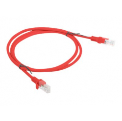 Patchcord LANBERG PCU6-10CC-0100-R Lanberg RJ45 kat. 6 UTP 1m czerwony