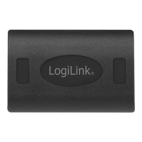 Adapter LOGILINK CV0145 DisplayPort f / DisplayPort f UHD 8K 60Hz czarny