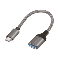Adapter LOGILINK CU0106 USB-C 3.2 Gen1 m / USB-A f OTG aluminium 0.15m