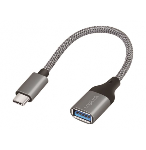 LOGILINK CU0106 Adapter USB 3.2 Gen1 Type-C C/M na USB-A/F OTG aluminium 0.15m