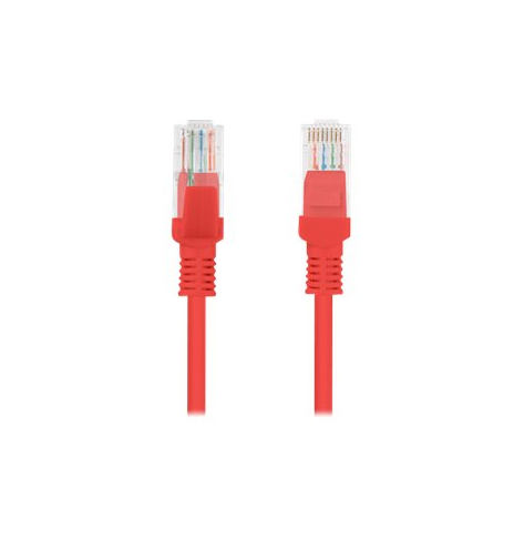 Patchcord LANBERG PCU6-10CC-0150-R Lanberg RJ45 kat. 6 UTP 1.5m czerwony
