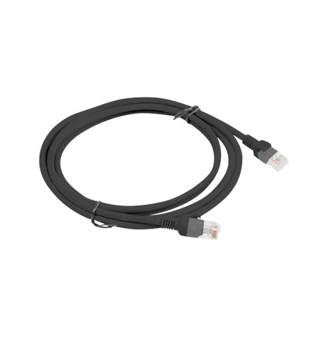 Patchcord LANBERG PCU6-10CC-0200-BK Lanberg RJ45 kat. 6 UTP 2m czarny