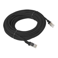 Patchcord LANBERG PCU6-10CC-1000-BK Lanberg RJ45 kat. 6 UTP 10m czarny