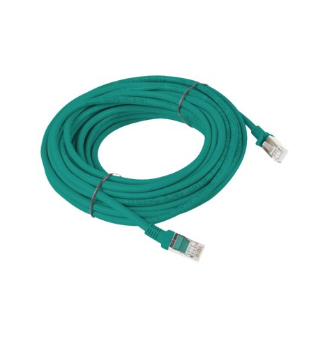 Patchcord LANBERG PCU6-10CC-1000-G Lanberg RJ45 kat. 6 UTP 10m zielony