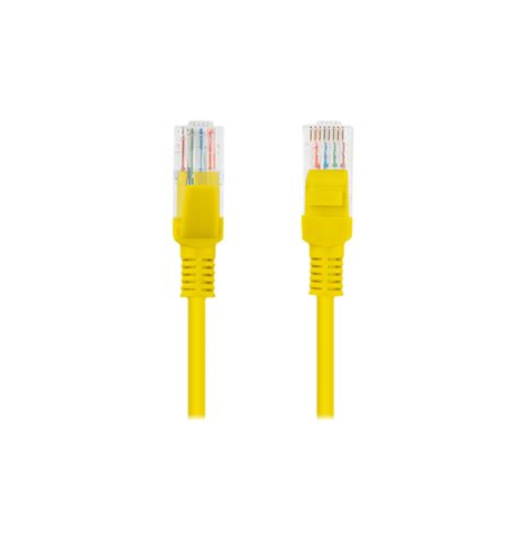 Patchcord LANBERG PCU6-10CC-1000-Y Lanberg RJ45 kat. 6 UTP 10m z