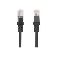 Patchcord LANBERG PCU6-10CC-1500-BK Lanberg RJ45 kat. 6 UTP 15m czarny